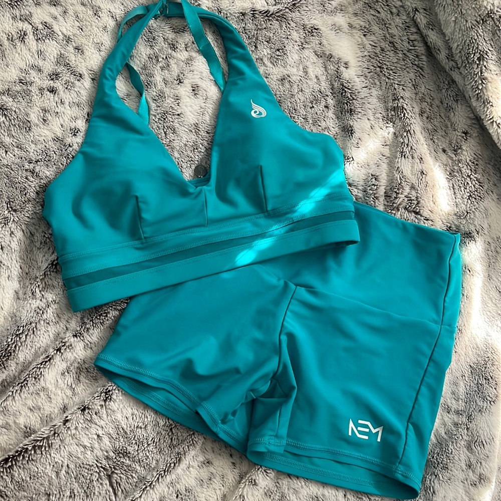 Ryderwear NEM teal gym set